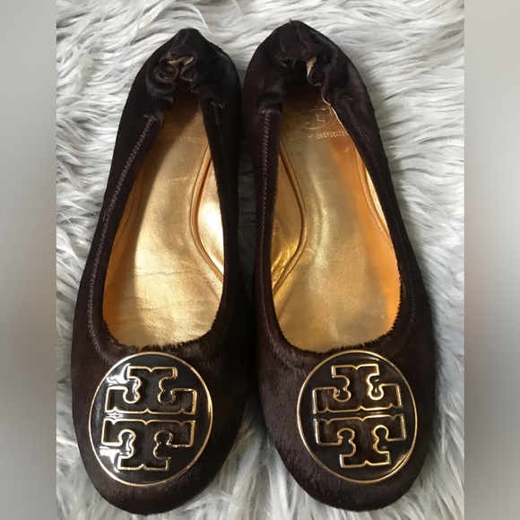 Tory Burch flat real fur size 8 - Picture 9 of 16
